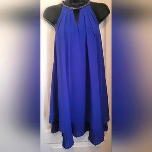 EUC The clothing company blue dress size Small